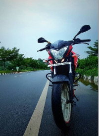 Td Burnt Red + Sa Bajaj Pulsar NS200