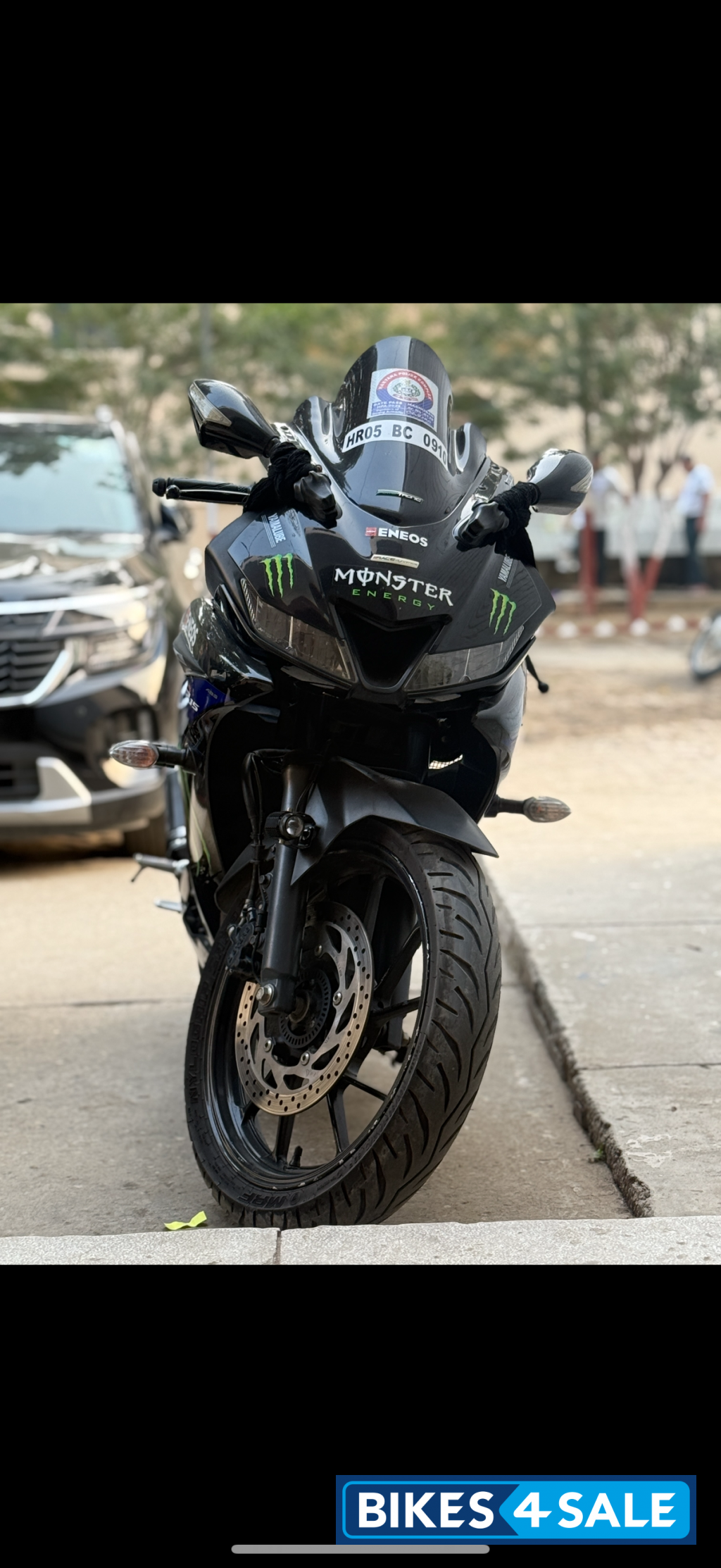 Blue And Black Yamaha R15M Monster Energy MotoGP Edition