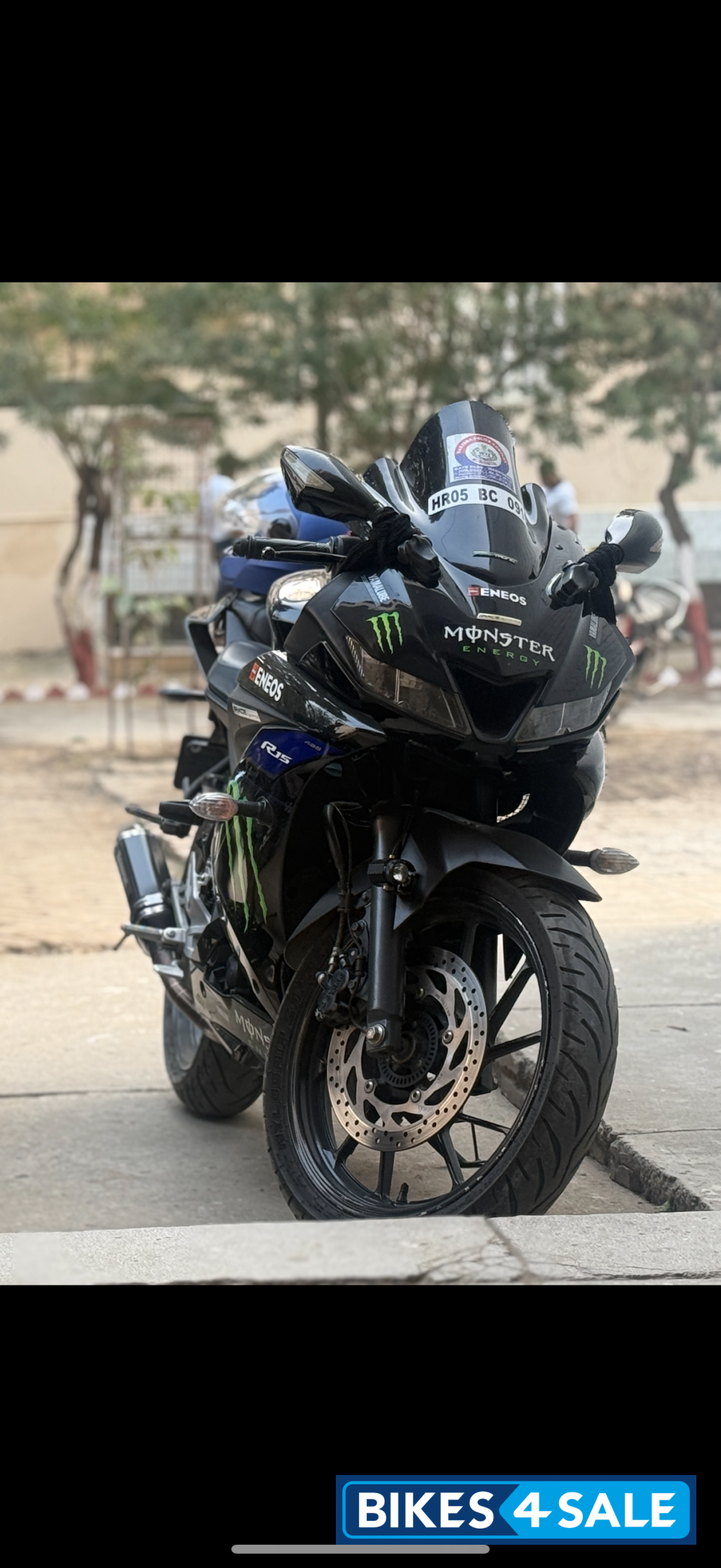 Blue And Black Yamaha R15M Monster Energy MotoGP Edition