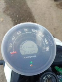 White Flame Royal Enfield Scram 411