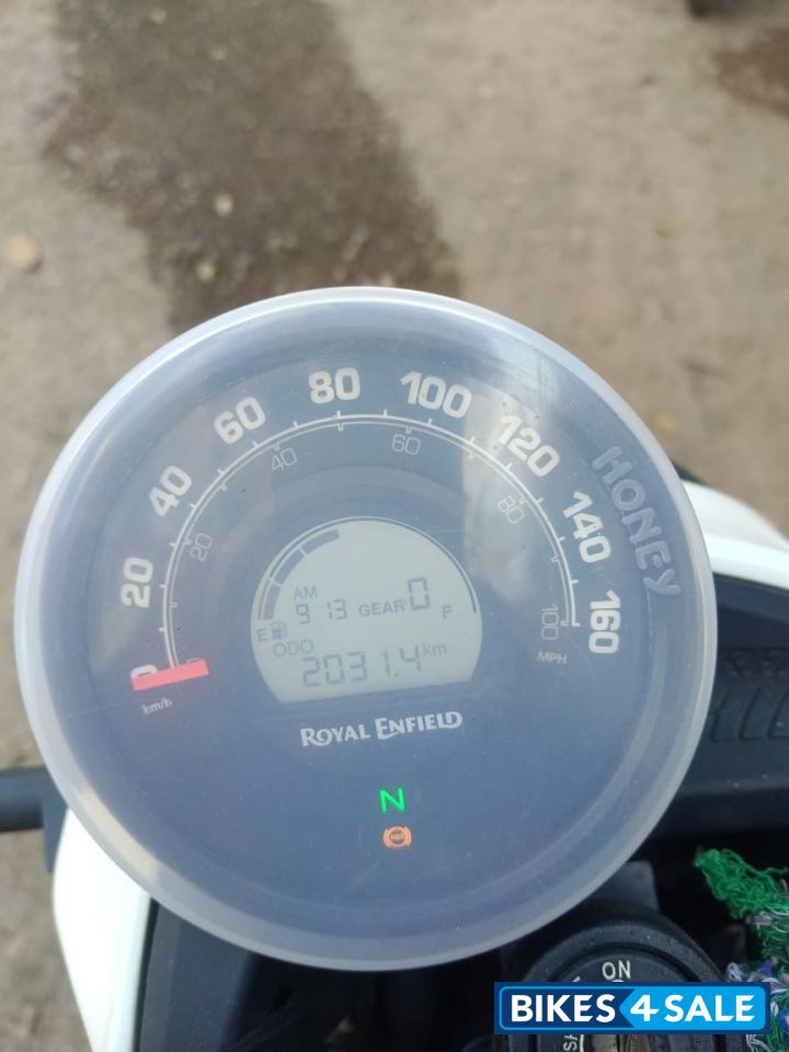 White Flame Royal Enfield Scram 411