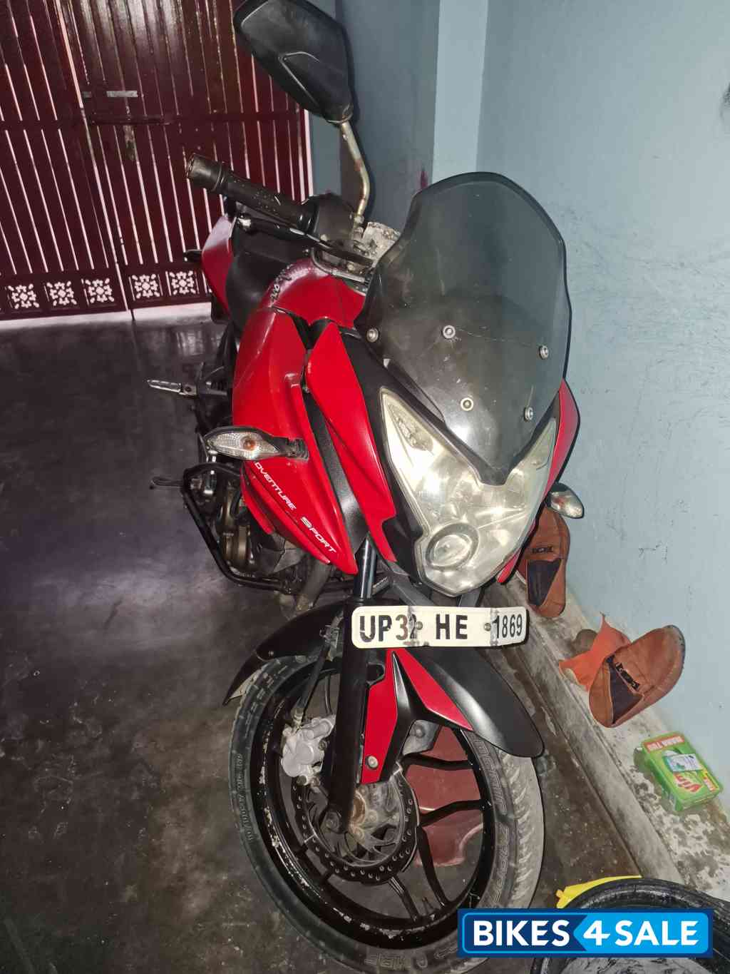Red Bajaj Pulsar AS 150