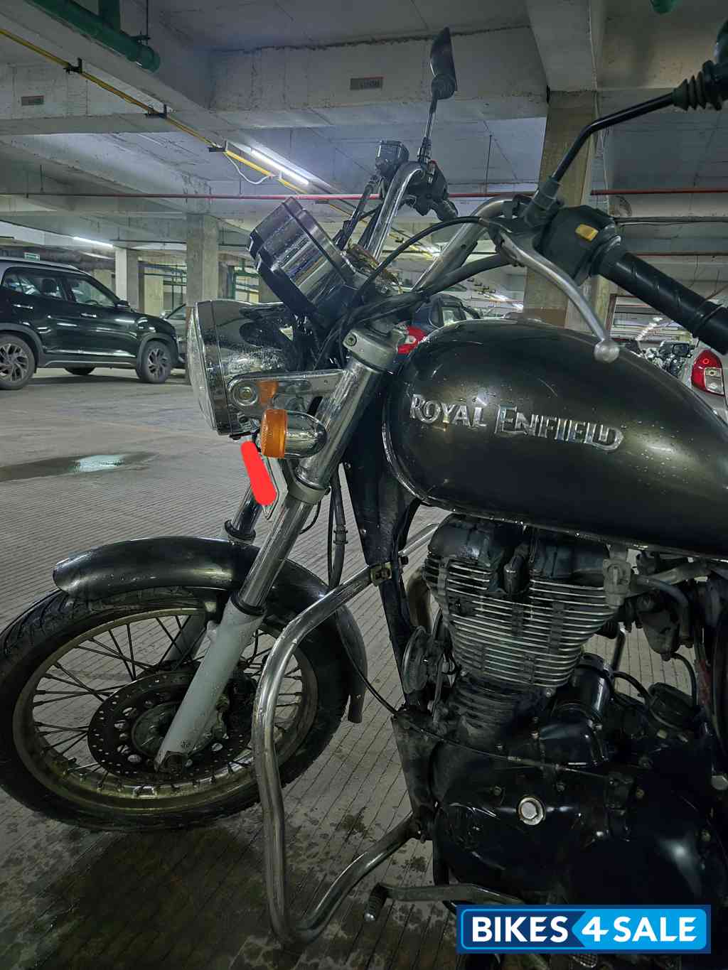 Grey Royal Enfield Thunderbird 350