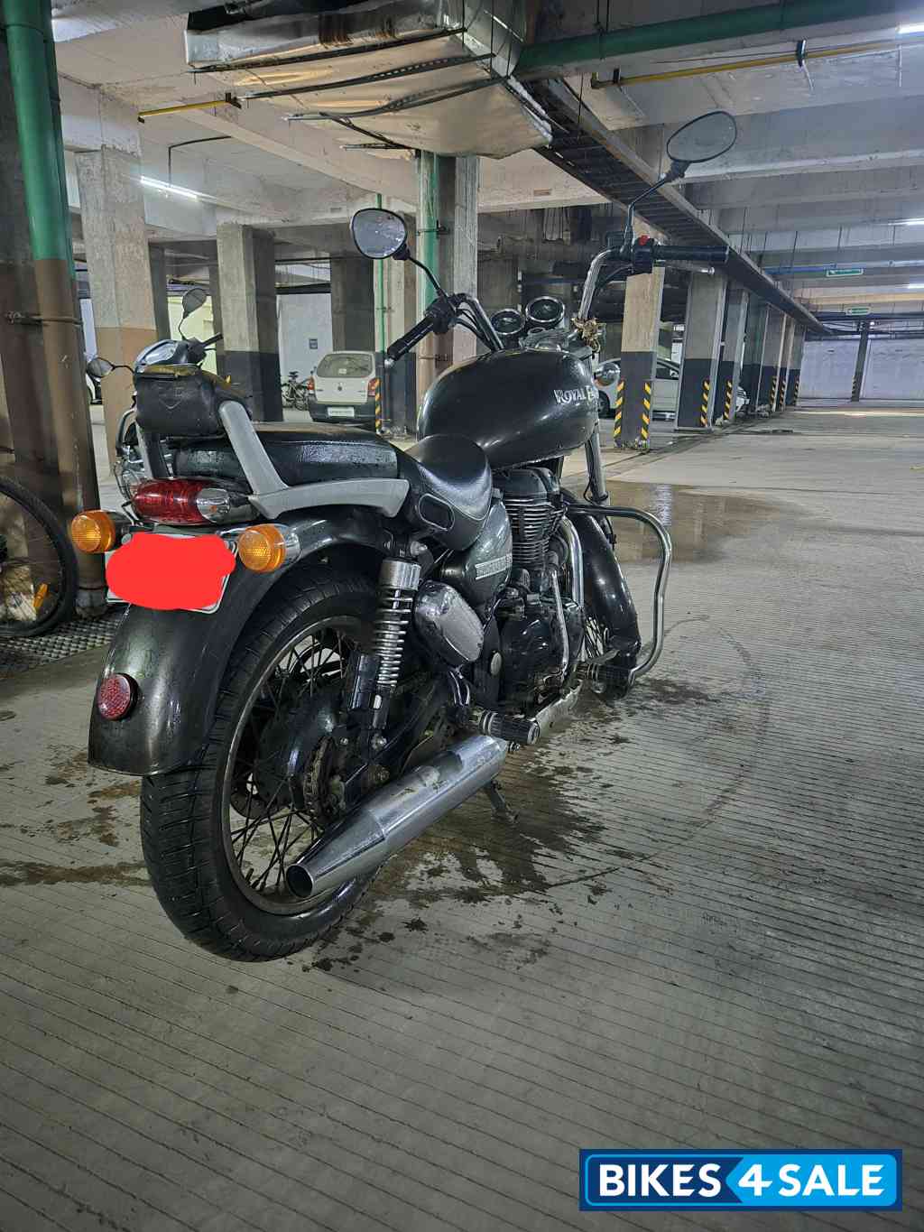 Grey Royal Enfield Thunderbird 350