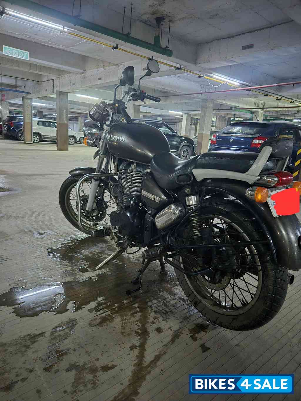 Grey Royal Enfield Thunderbird 350