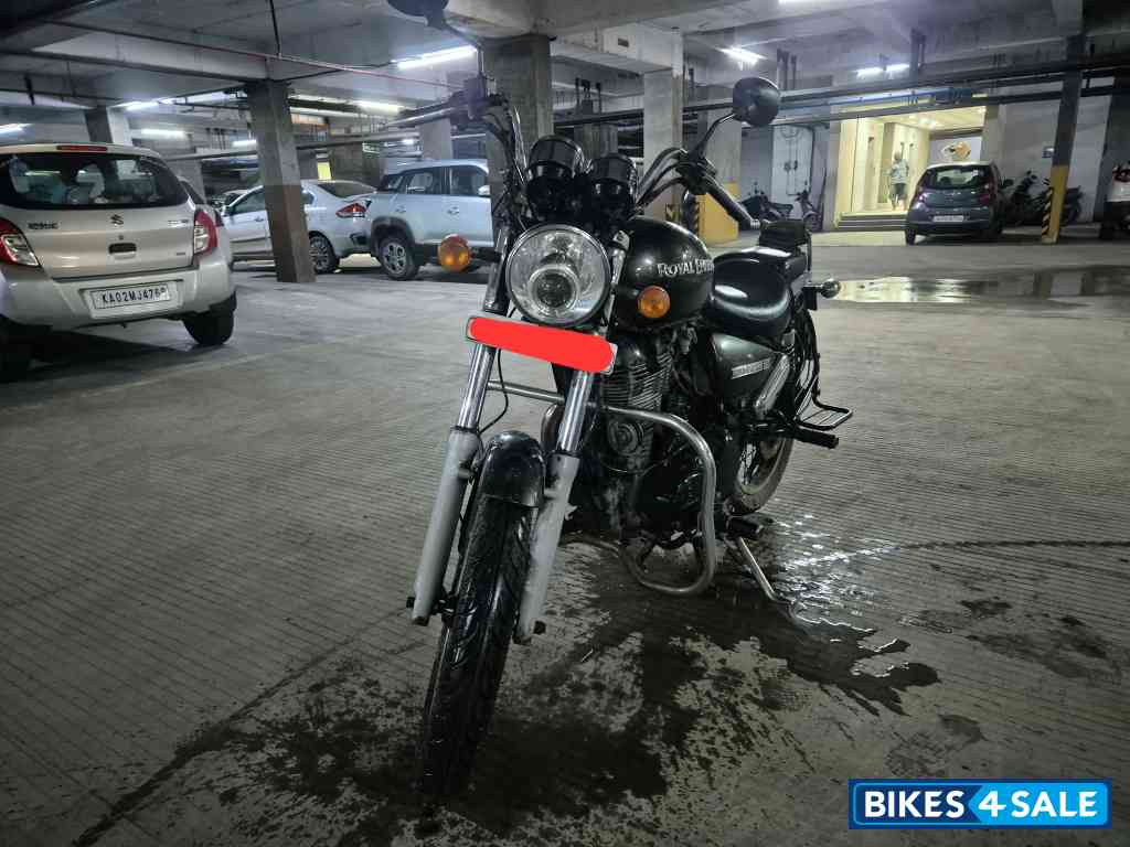 Grey Royal Enfield Thunderbird 350