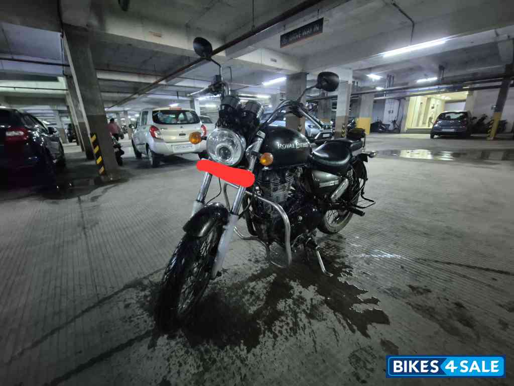 Grey Royal Enfield Thunderbird 350