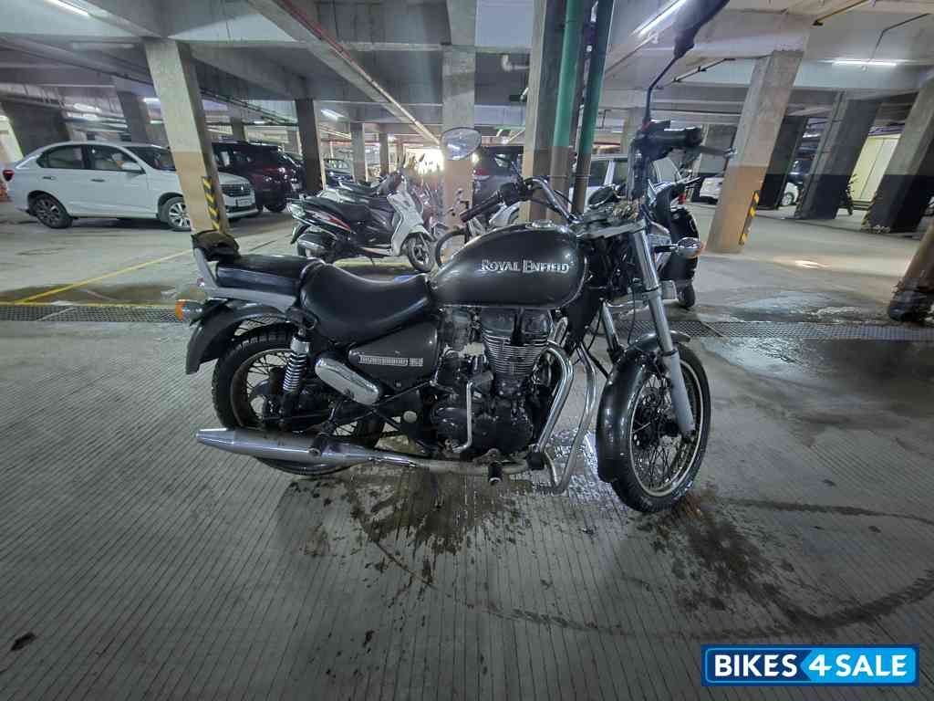 Grey Royal Enfield Thunderbird 350