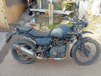 Black Royal Enfield Himalayan