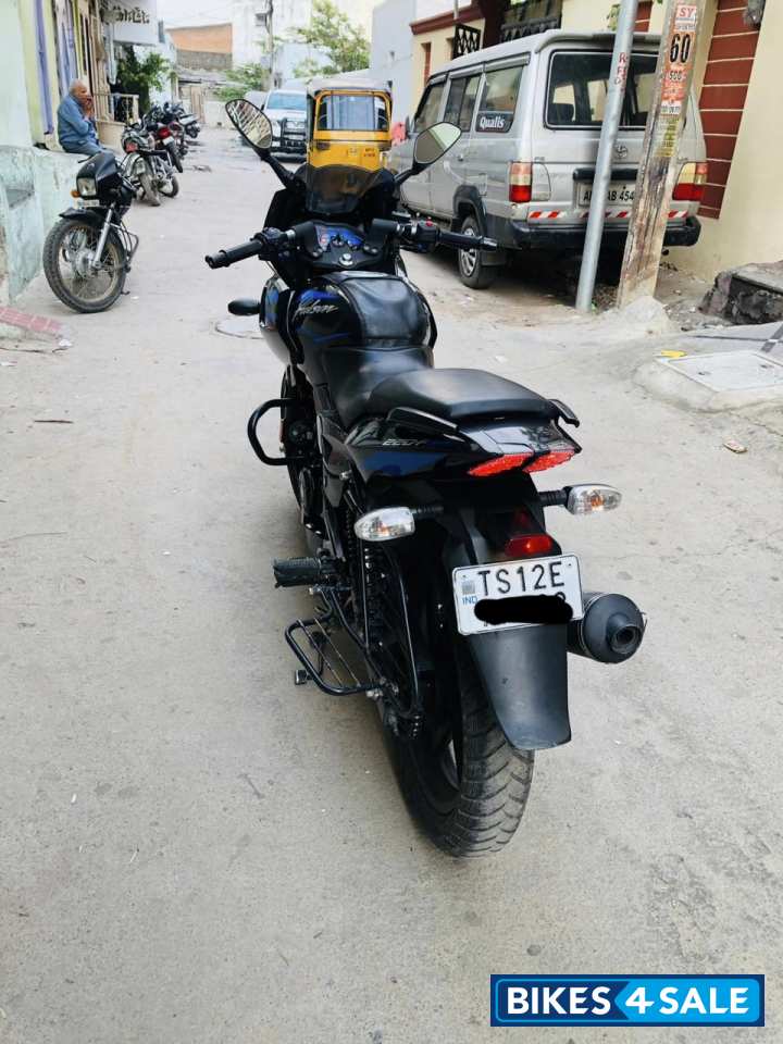 Blue Black Bajaj Pulsar 220F BS6
