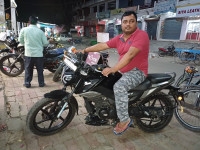 Black TVS Raider Split Seat