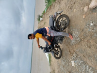 Black TVS Raider Split Seat