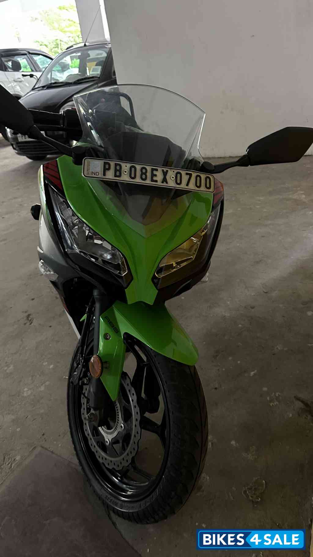 Green Kawasaki Ninja 300 BS6 2022