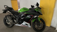 Green Kawasaki Ninja 300 BS6 2022