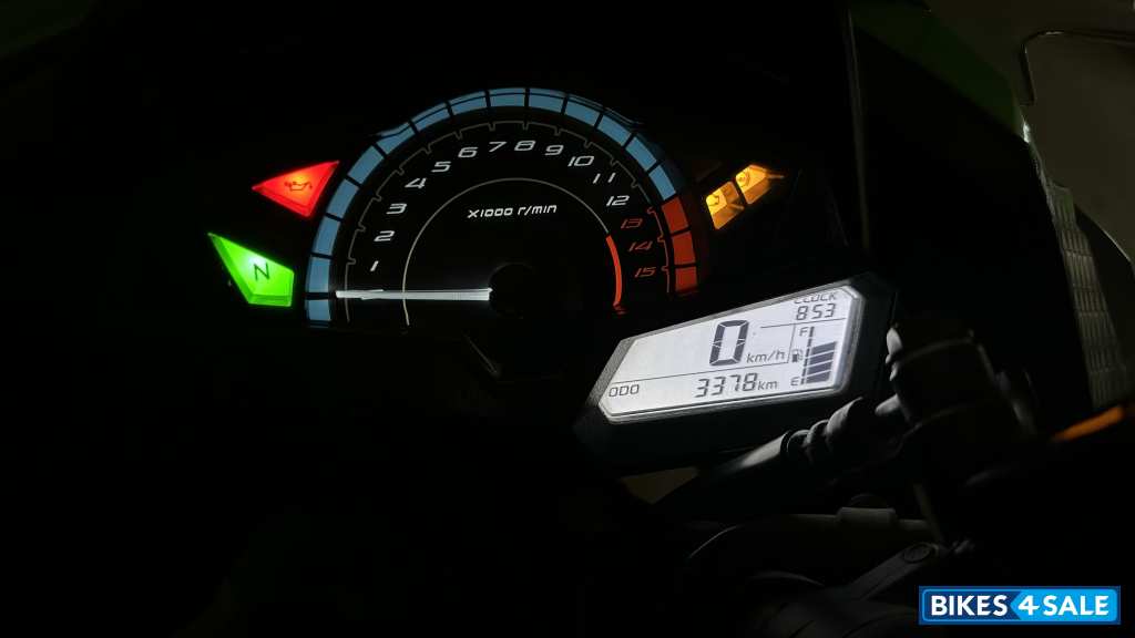 Green Kawasaki Ninja 300 BS6 2022