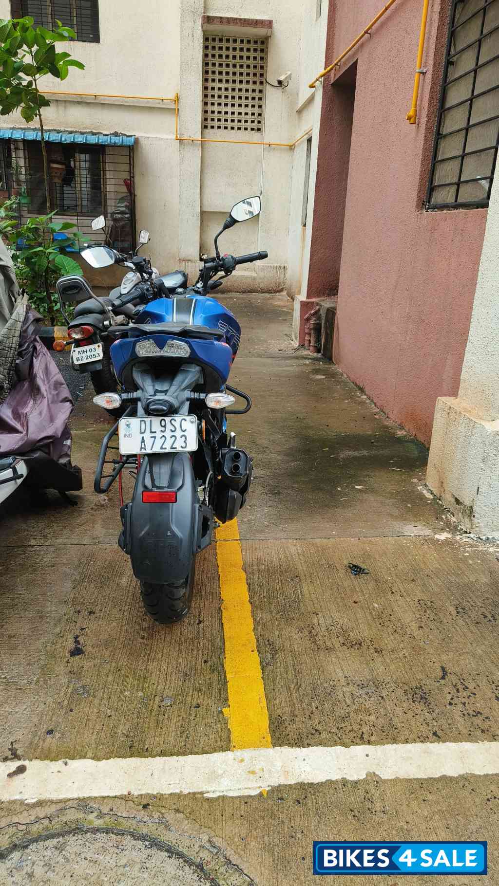 Matt Blue TVS Apache RTR 200 4V ABS