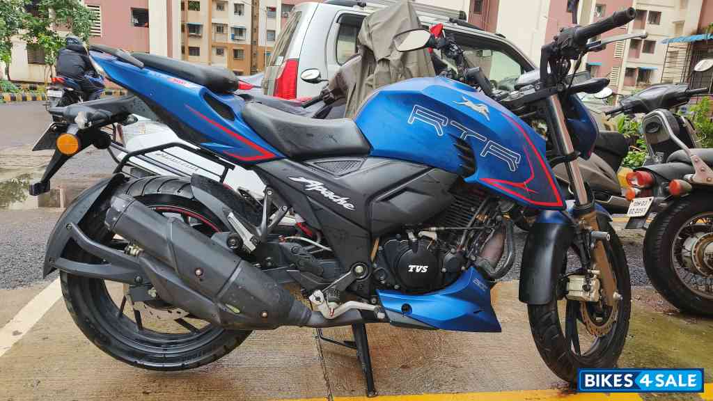 Matt Blue TVS Apache RTR 200 4V ABS