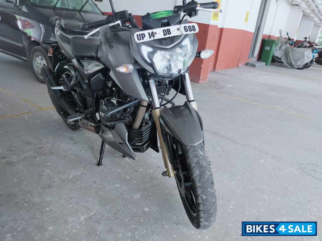 Gray TVS Apache RTR 200 4V
