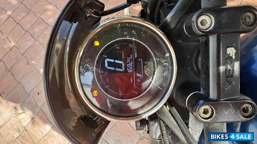 Blue Yezdi Roadster Dark