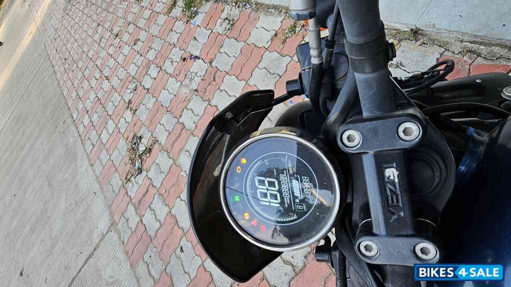 Blue Yezdi Roadster Dark