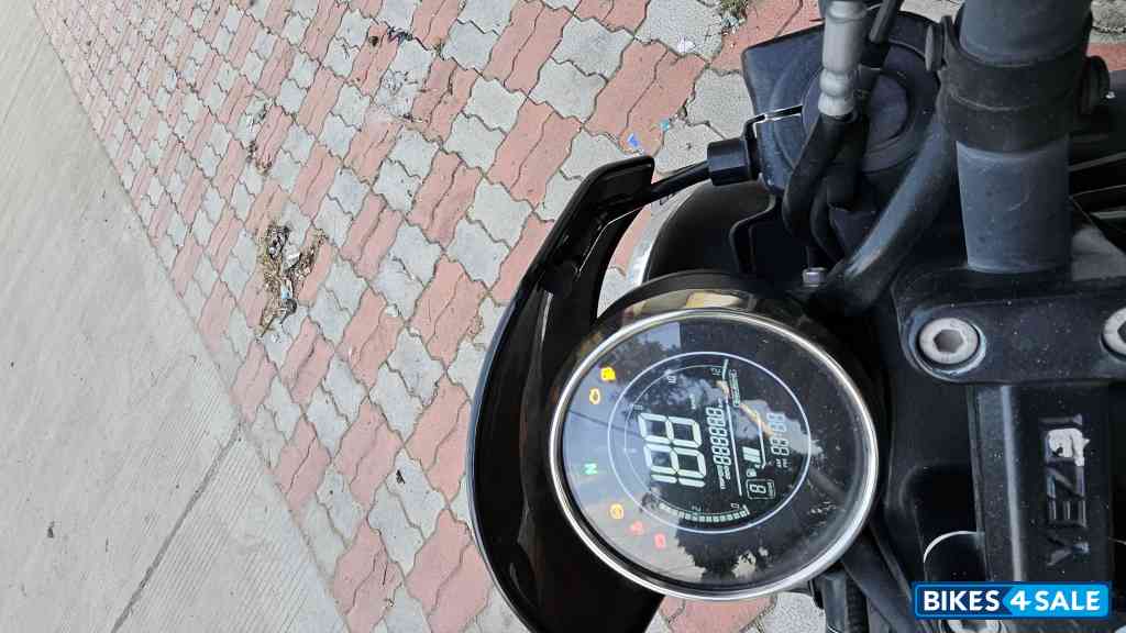 Blue Yezdi Roadster Dark