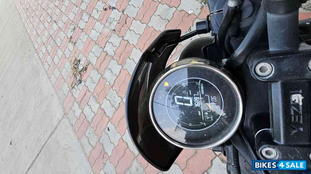 Blue Yezdi Roadster Dark