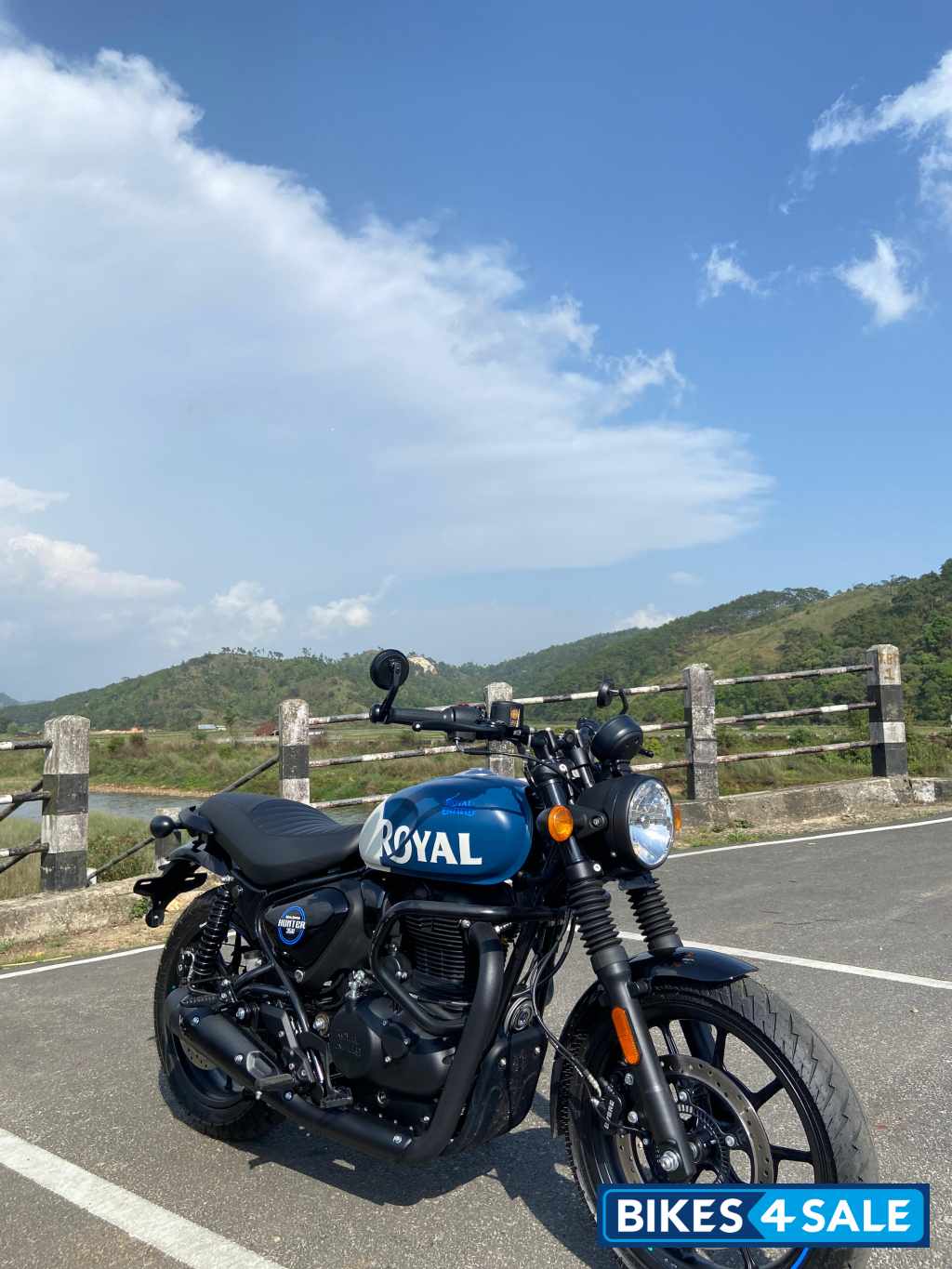 Rebel Bkue Royal Enfield Hunter 350 Metro