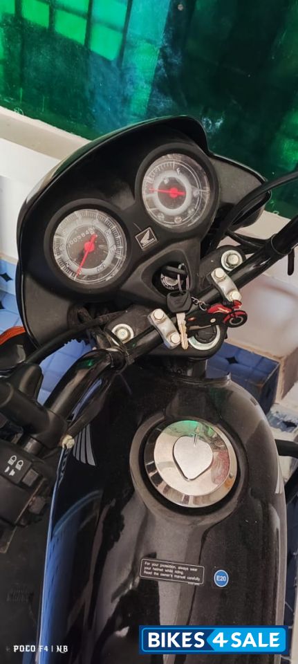 Black With Grey Stripes Honda Shine 100