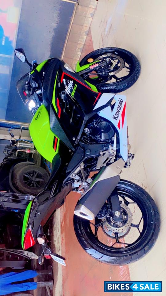 Lime Green Kawasaki Ninja 300 BS6