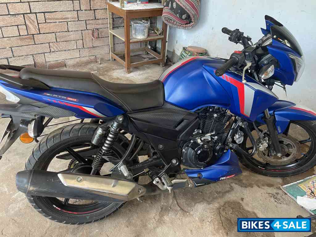 Matte Blue TVS Apache RTR 160