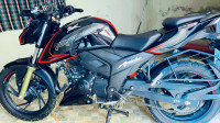 Black And Red TVS Apache RTR 200 Fi 4V Race Edition 2.0