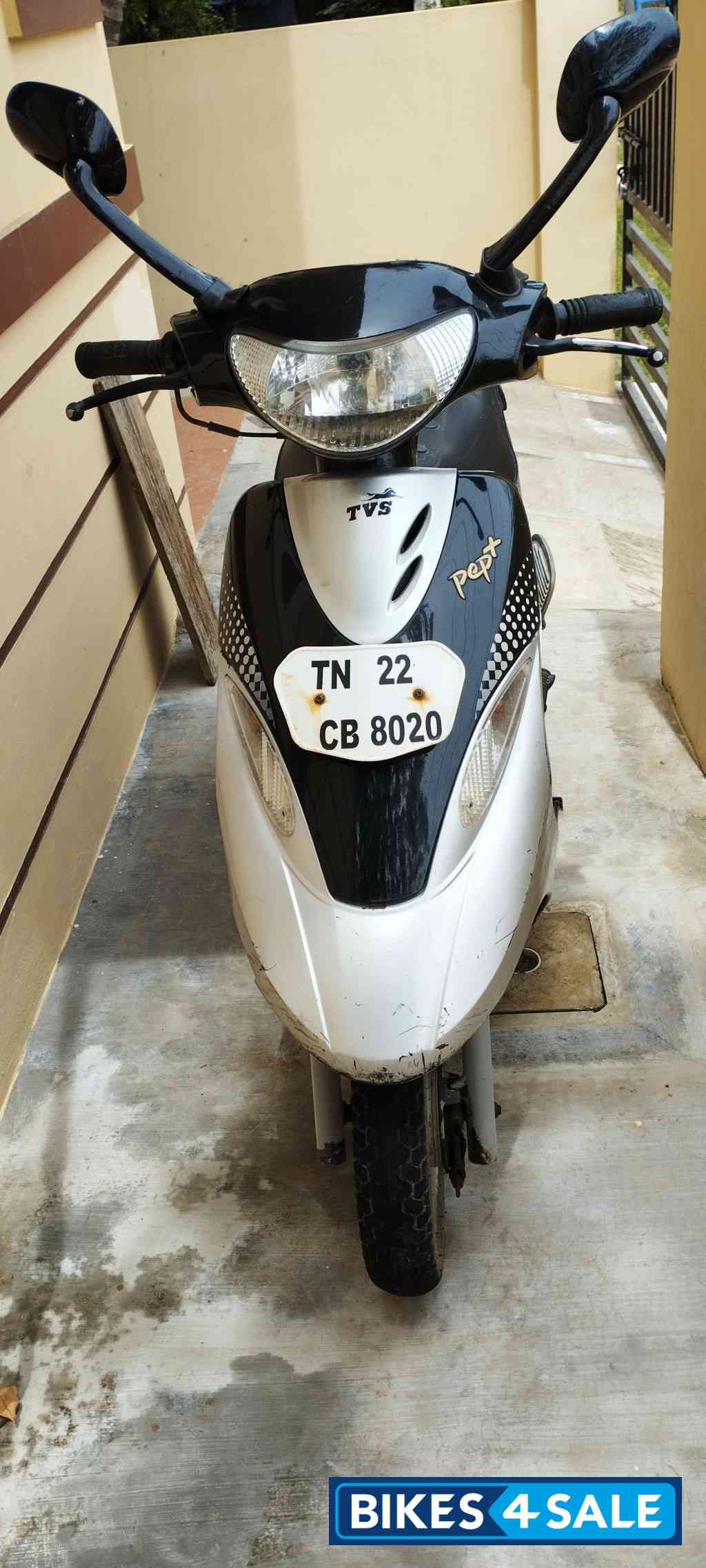 Black & Grey TVS Scooty Pep Plus