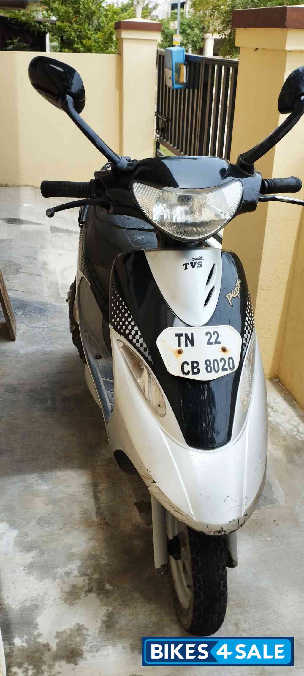 Black & Grey TVS Scooty Pep Plus