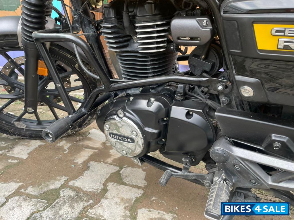 Black And Yellow Honda CB350RS