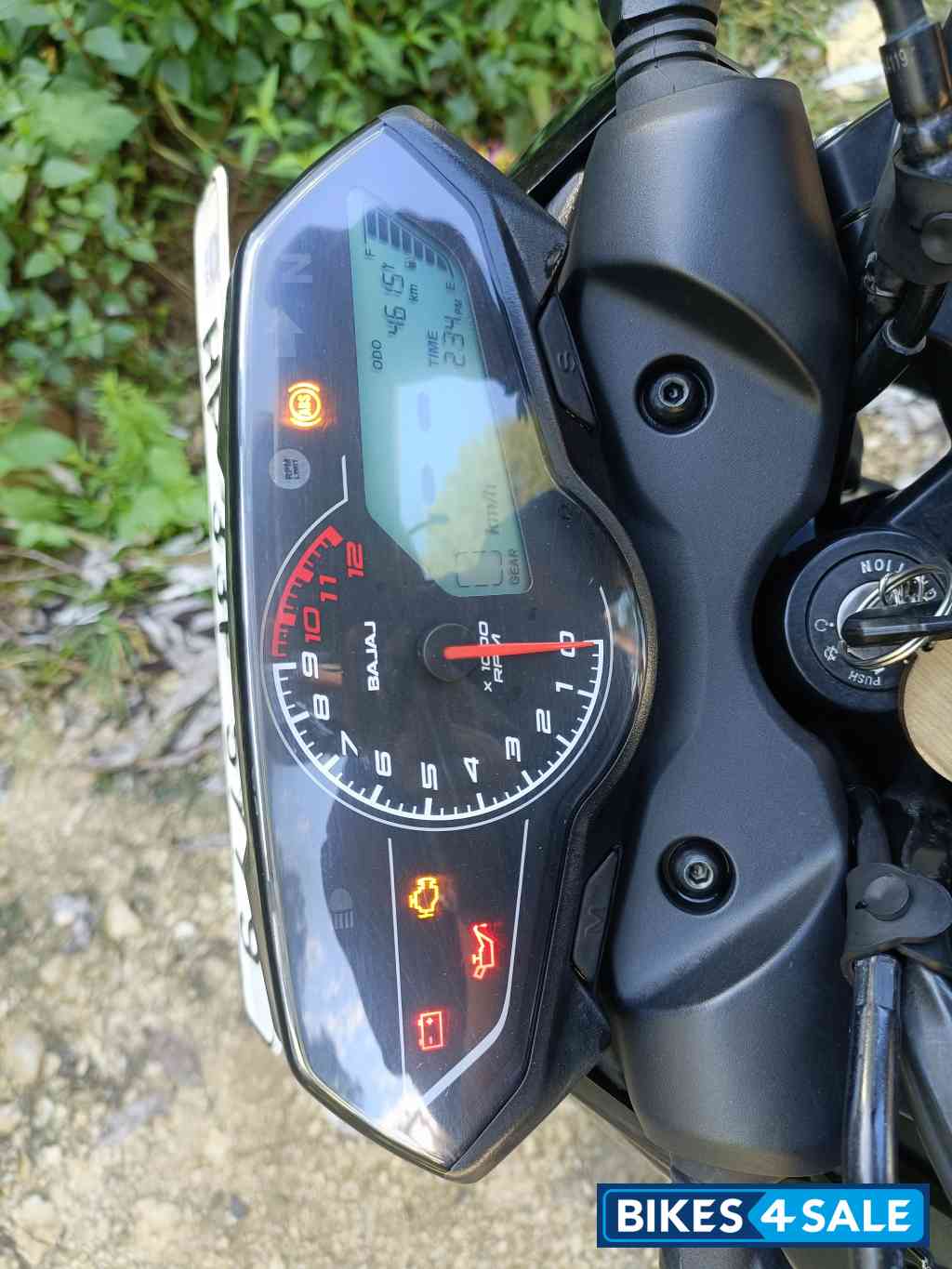 Black Bajaj Pulsar N250 Dual Channel ABS