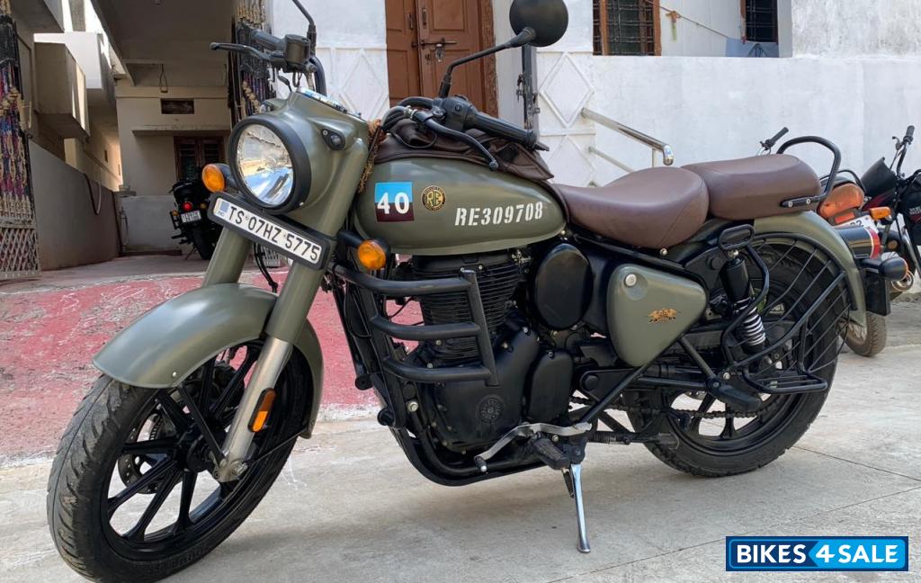 Signals Marsh Grey Royal Enfield Classic 350 Dual Channel BS6