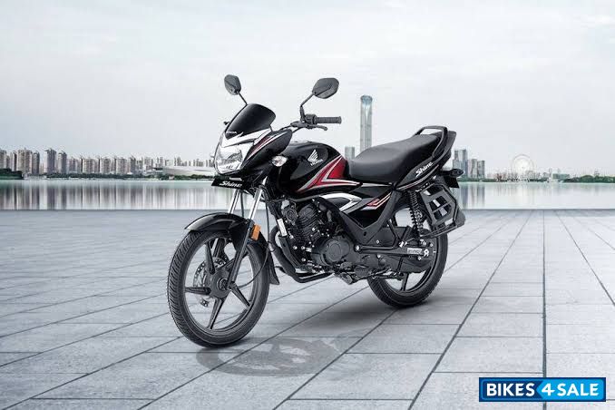 Glossy Black Honda Shine 125 Drum