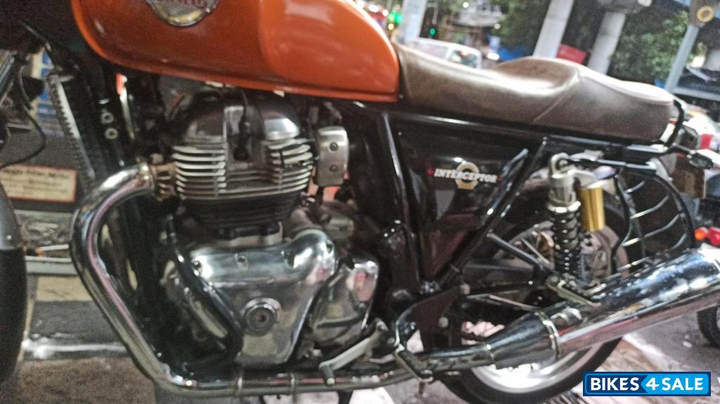 Orange Royal Enfield Interceptor 650 Twin