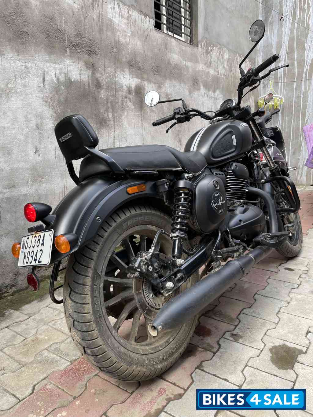 Shadow Grey Yezdi Roadster Dark