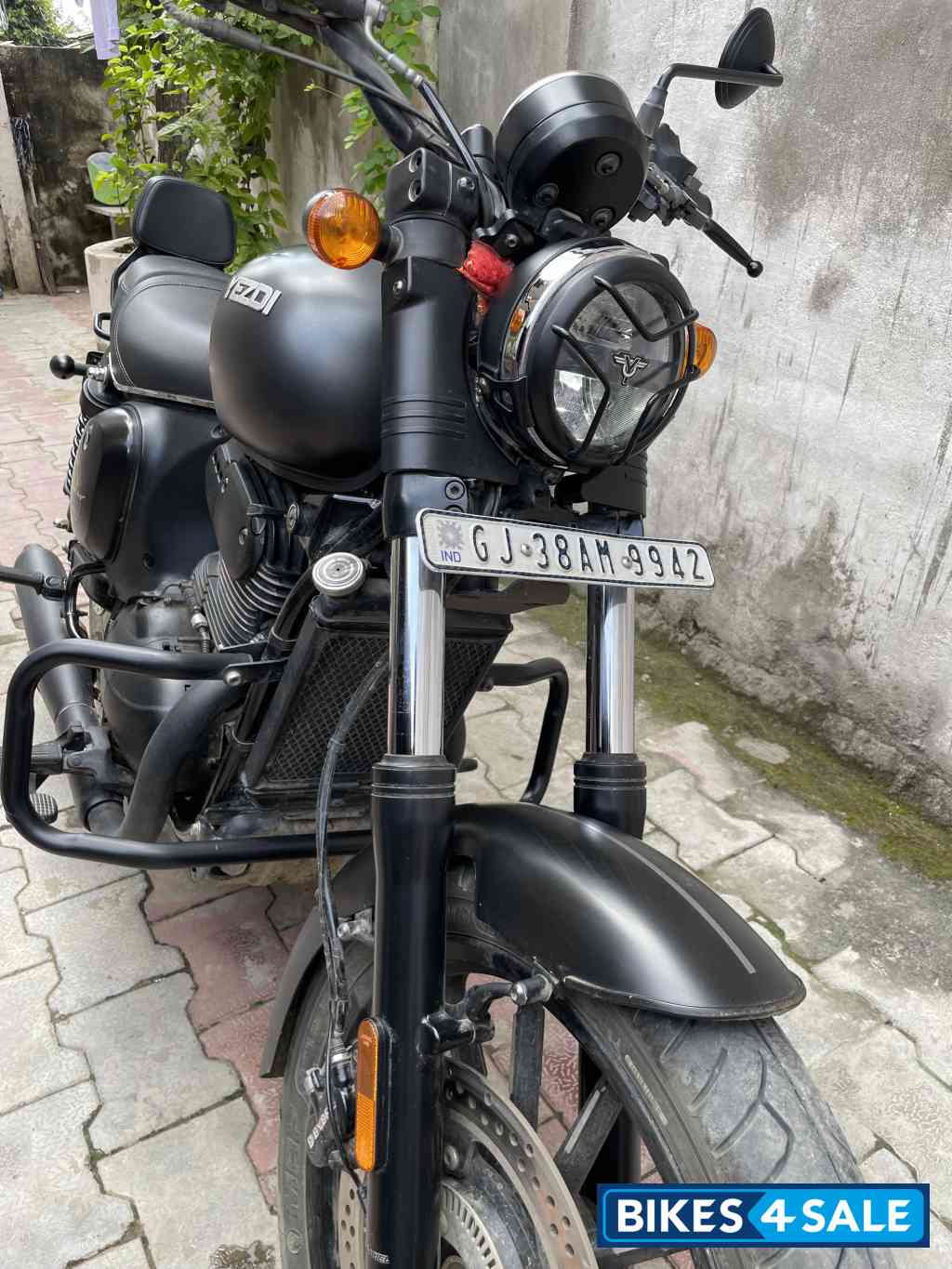 Shadow Grey Yezdi Roadster Dark