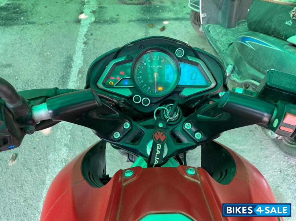 Red White Bajaj Pulsar 200 NS