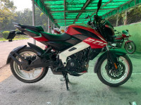 Red White Bajaj Pulsar 200 NS