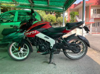 Red White Bajaj Pulsar 200 NS
