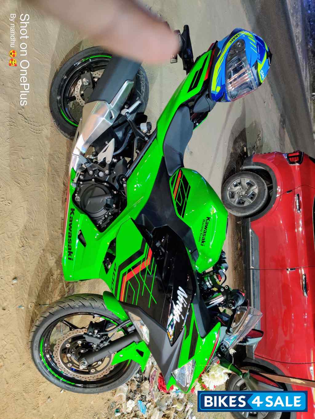 Green Kawasaki Ninja 400 2024