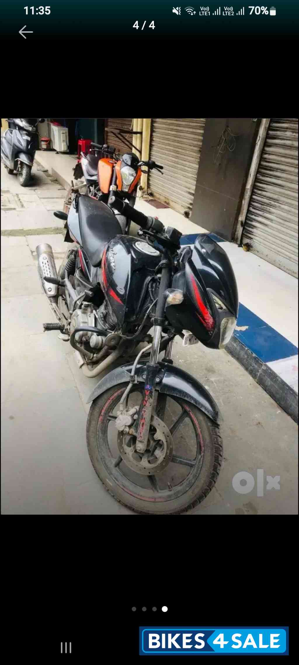 Black Bajaj Pulsar 150 DTSi