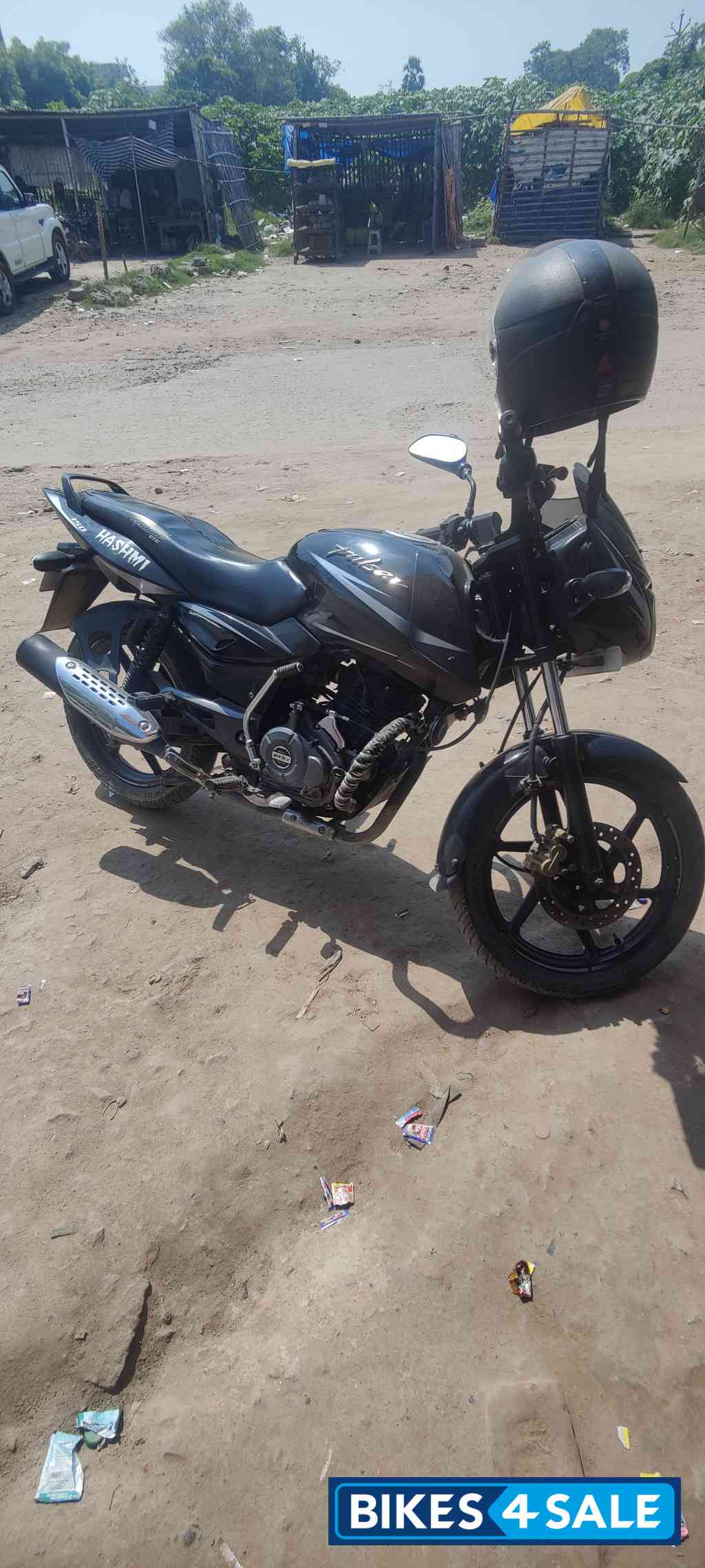 Black And Silver Bajaj Pulsar 150 DTSi
