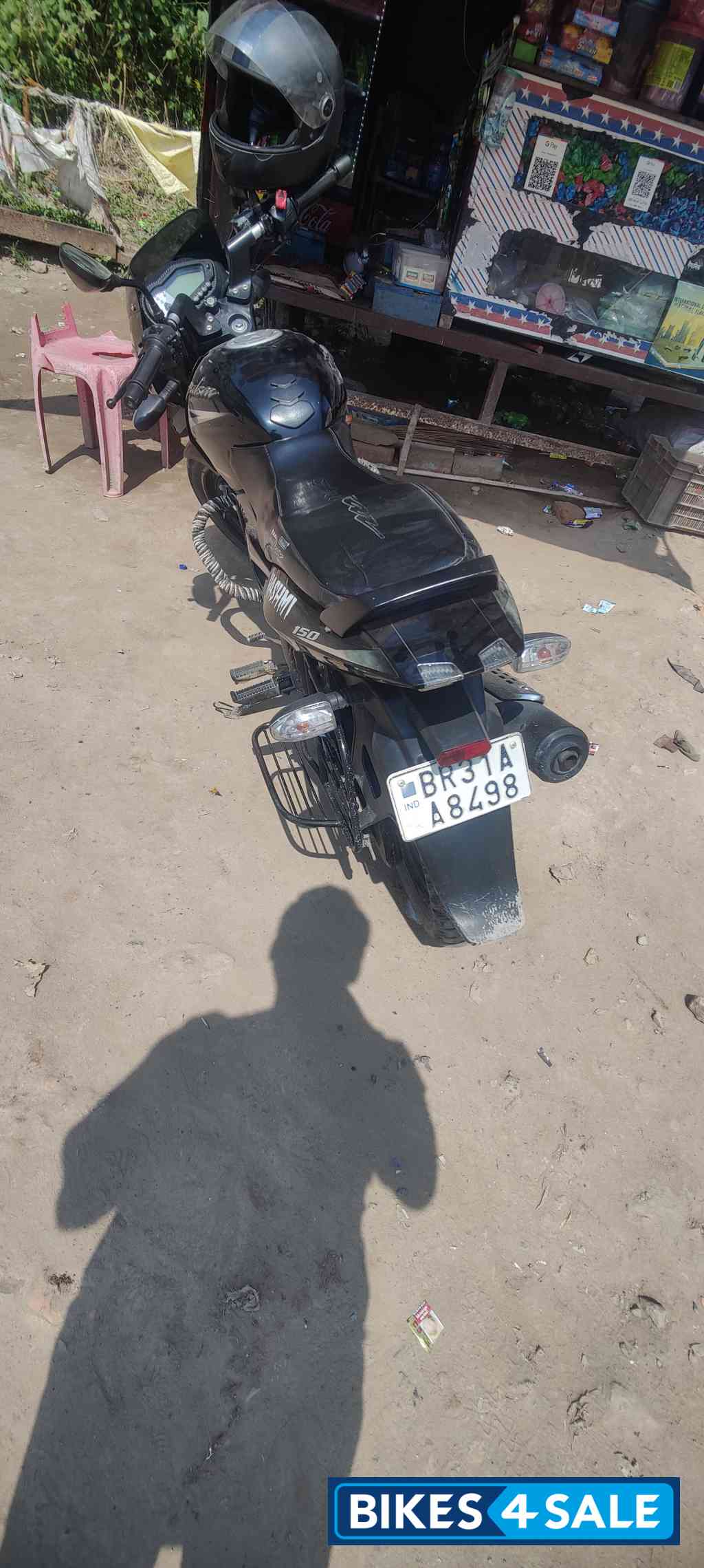 Black And Silver Bajaj Pulsar 150 DTSi