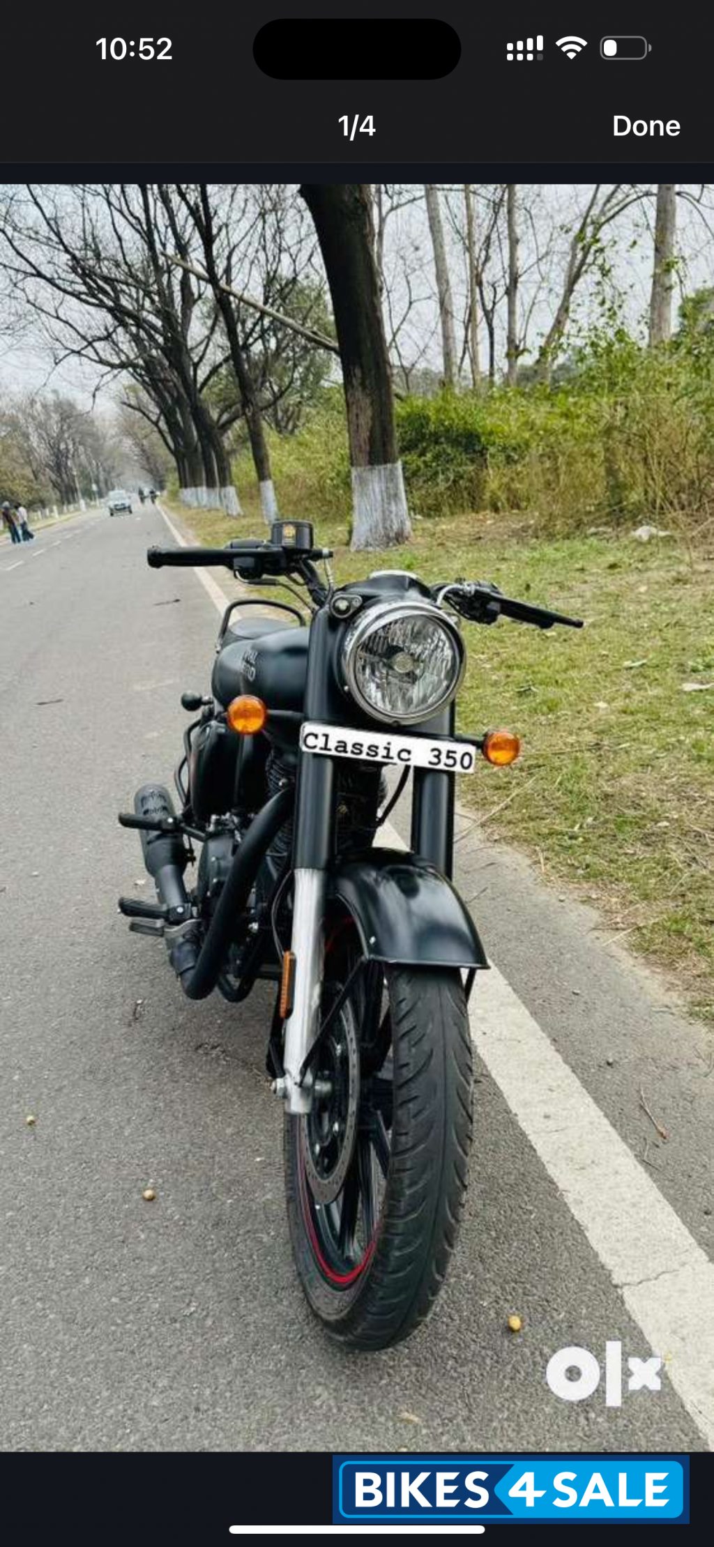 Royal Enfield Classic Stealth Black