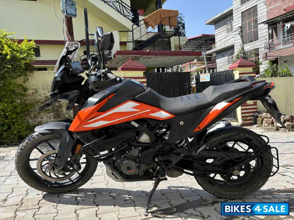 Orange KTM 250 Adventure