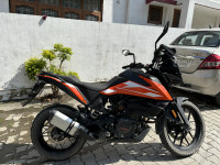 Orange KTM 250 Adventure